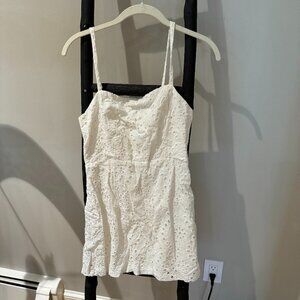 Kimchi Blue White Croqueted Mini Dress